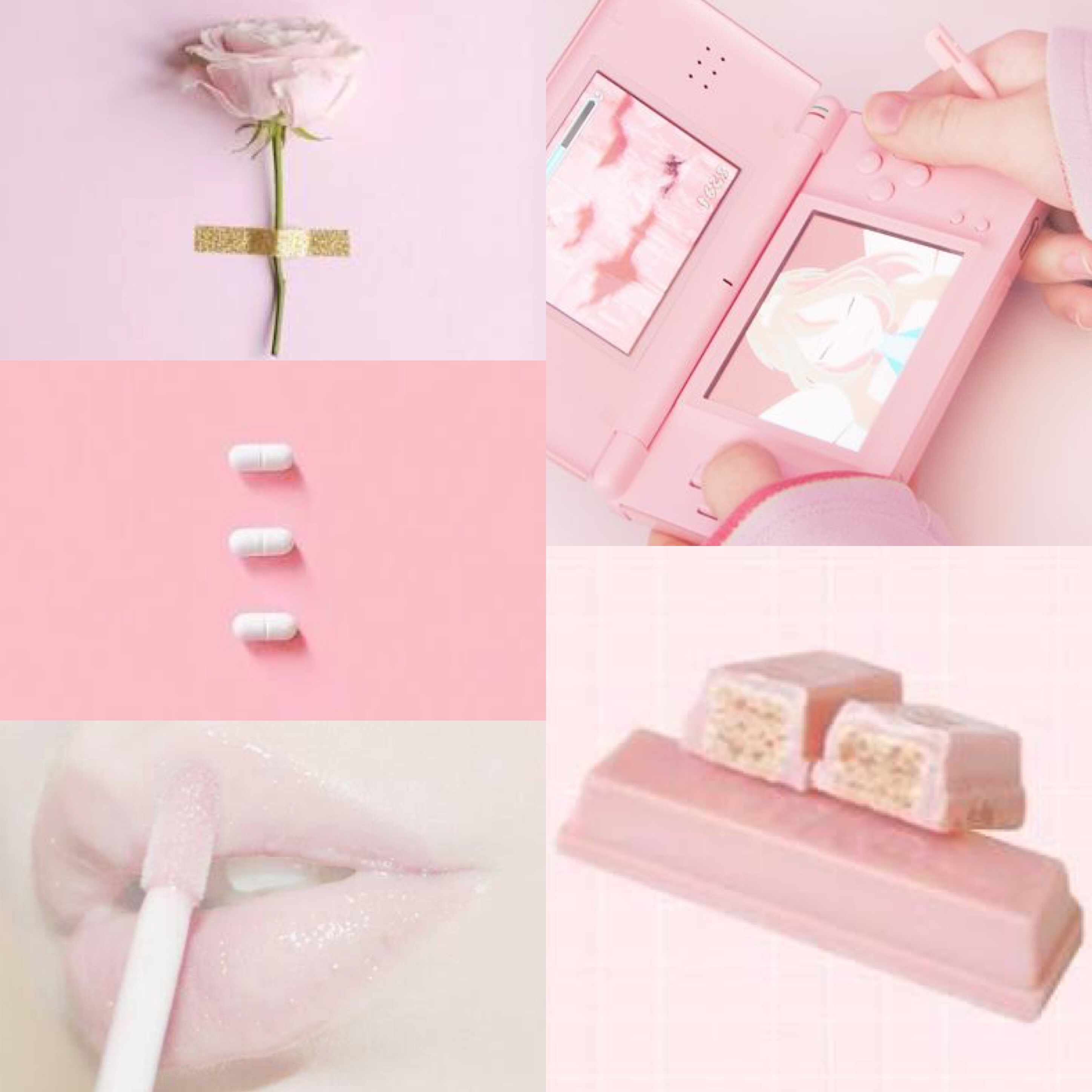 Cute but random pastel pink aesthetic!!! Going back to...