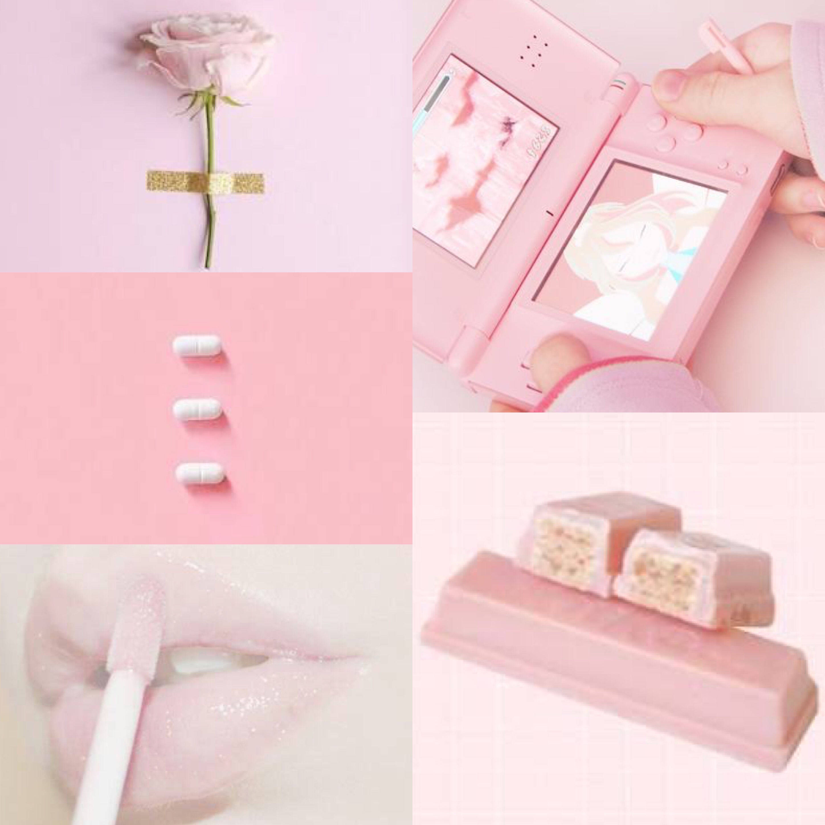 Get Aesthetic Pic Collage App Logo Pink Gif