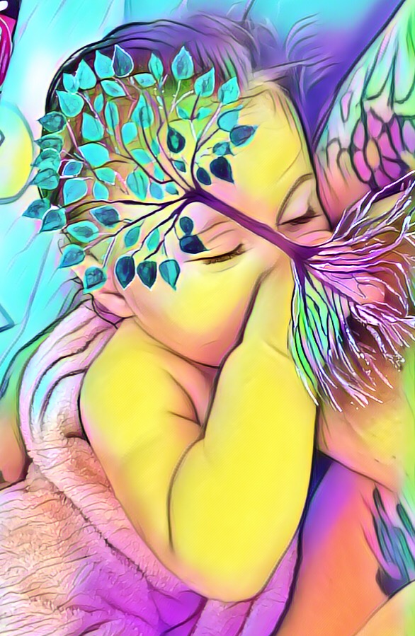 Breastfeeding Tree Of Life Diamond Painting 