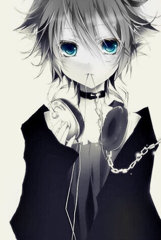 anime animeboy colorsplash blue loli image by @arzelia